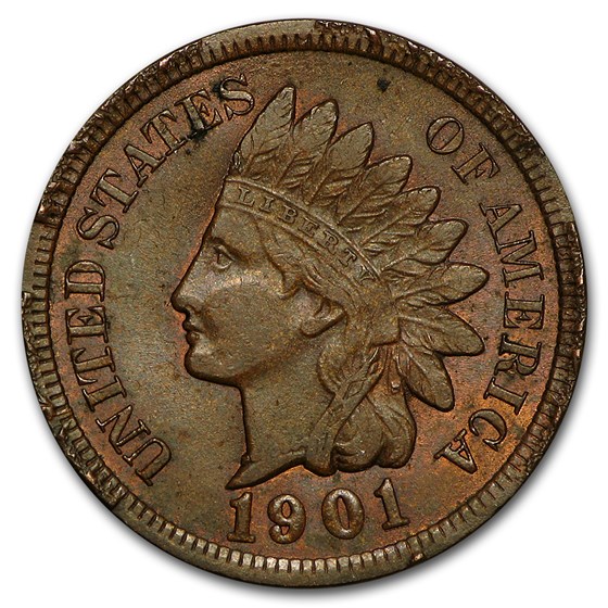 1901 Indian Head Cent BU 1901 Indian Head Cent BU